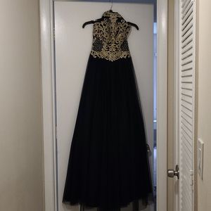 Navy elegant dress👗